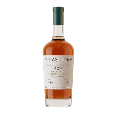 Auchentoshan 40 Year Old The Last Drop 44.8% 75cl - Milroy's of Soho - Scotch Whisky