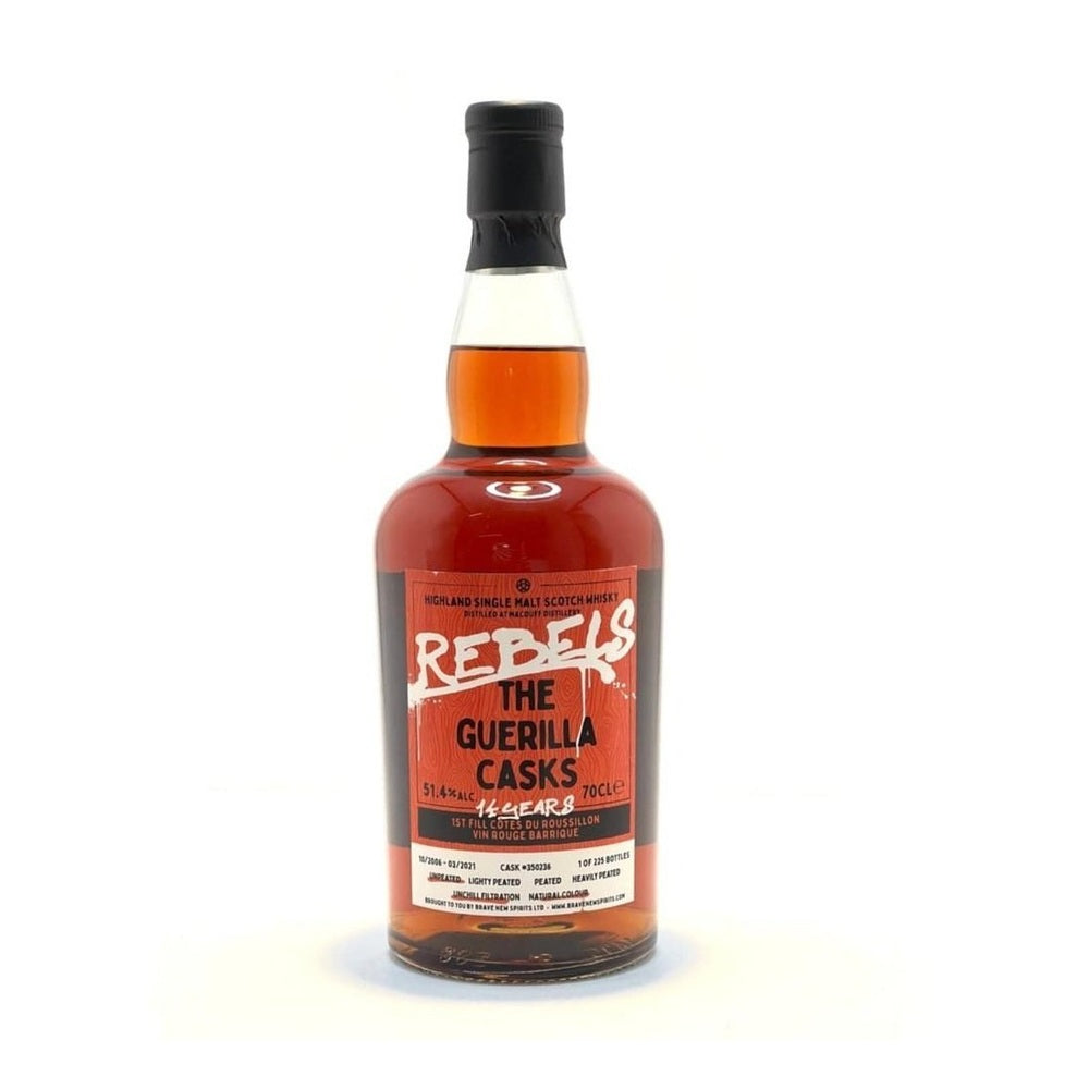Macduff 14 Year Old Rebels - The Guerilla Cask 1st fill Cotes du Roissilon 51.4 % 70cl