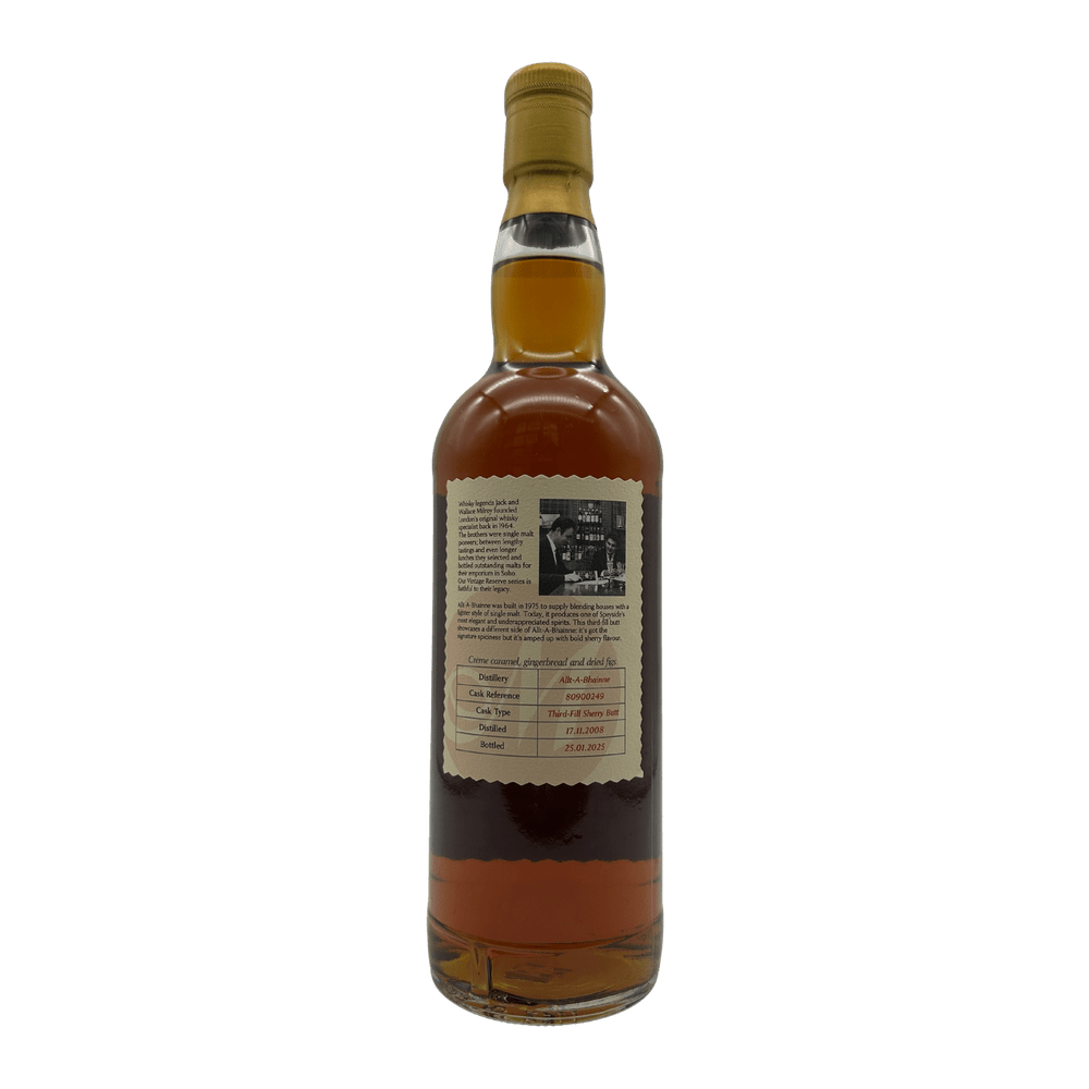 Allt A Bhainne 16 Year Old 2008 Milroy's Vintage Reserve