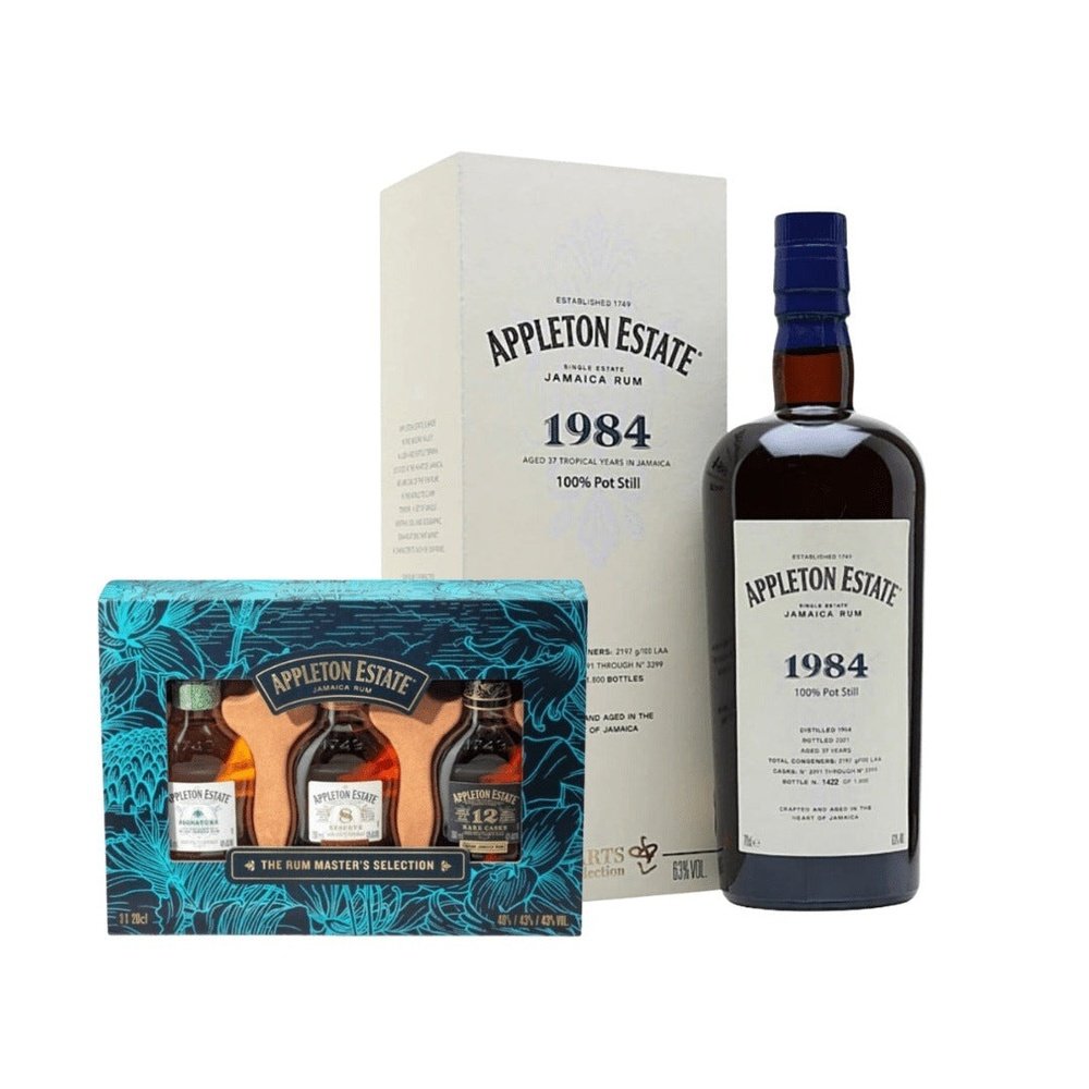 Appleton 37 Year Old 1984 Hearts Collection 63% 70cl with FREE Appleton Estate Gift Pack - Milroy's of Soho -