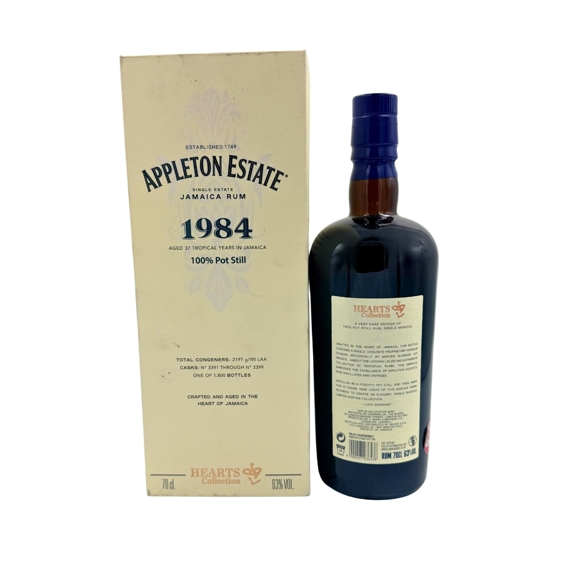 Appleton 37 Year Old 1984 Hearts Collection 63% 70cl