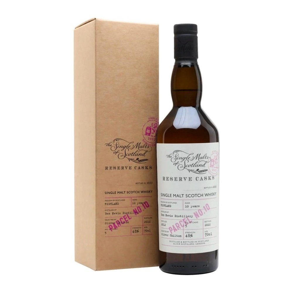 Ben Nevis 10 Year Old Single Malts of Scotland Reserve Parcel No.10 48% 70cl - Milroy's of Soho - Scotch Whisky