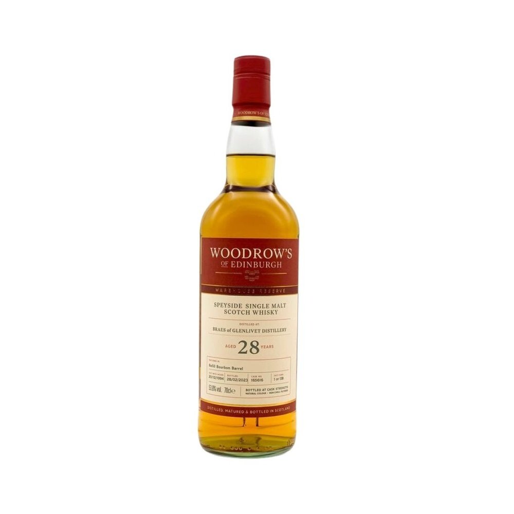 Braes of Glenlivet 28 Year Old 1994 Woodrow's of Edinburgh - Milroy's of Soho - Whisky