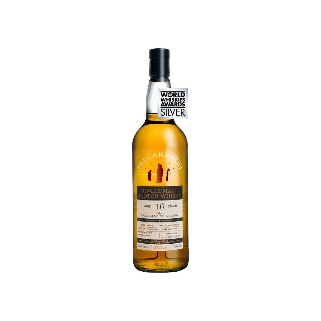 Craigellachie 16 Year Old Tri Carragh 54.4% 70cl