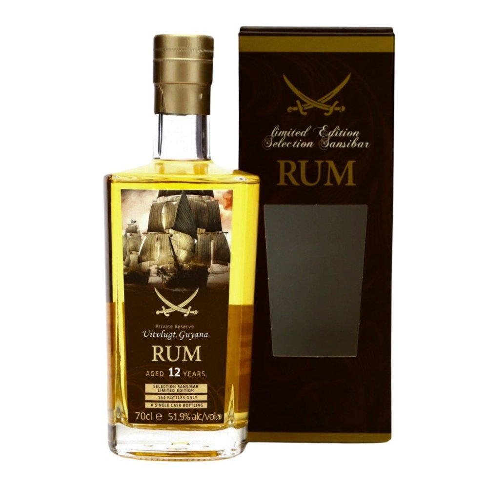 Demerara Rum Guyana (Uitvlugt Stills) 12 Year Old 2007 Sansibar - Milroy's of Soho - Single Pot