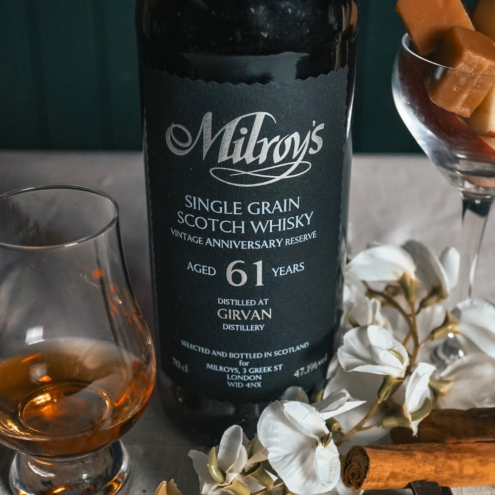 Girvan 61 Year Old 1964 Milroy's Vintage Reserve Black 47.1% 70cl