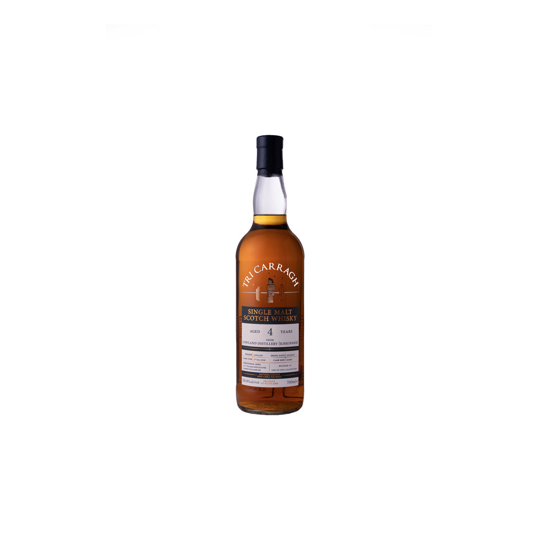 Kirkinner 4 Year Old Tri Carragh 59.8% 70cl