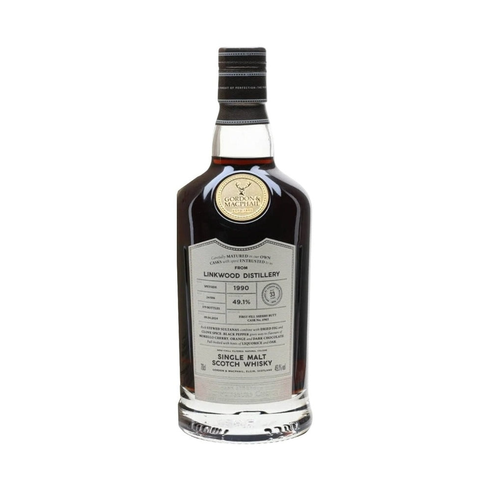 Linkwood 33 Year Old 1990 G&M Upper CC #6965 49.1% 70cl