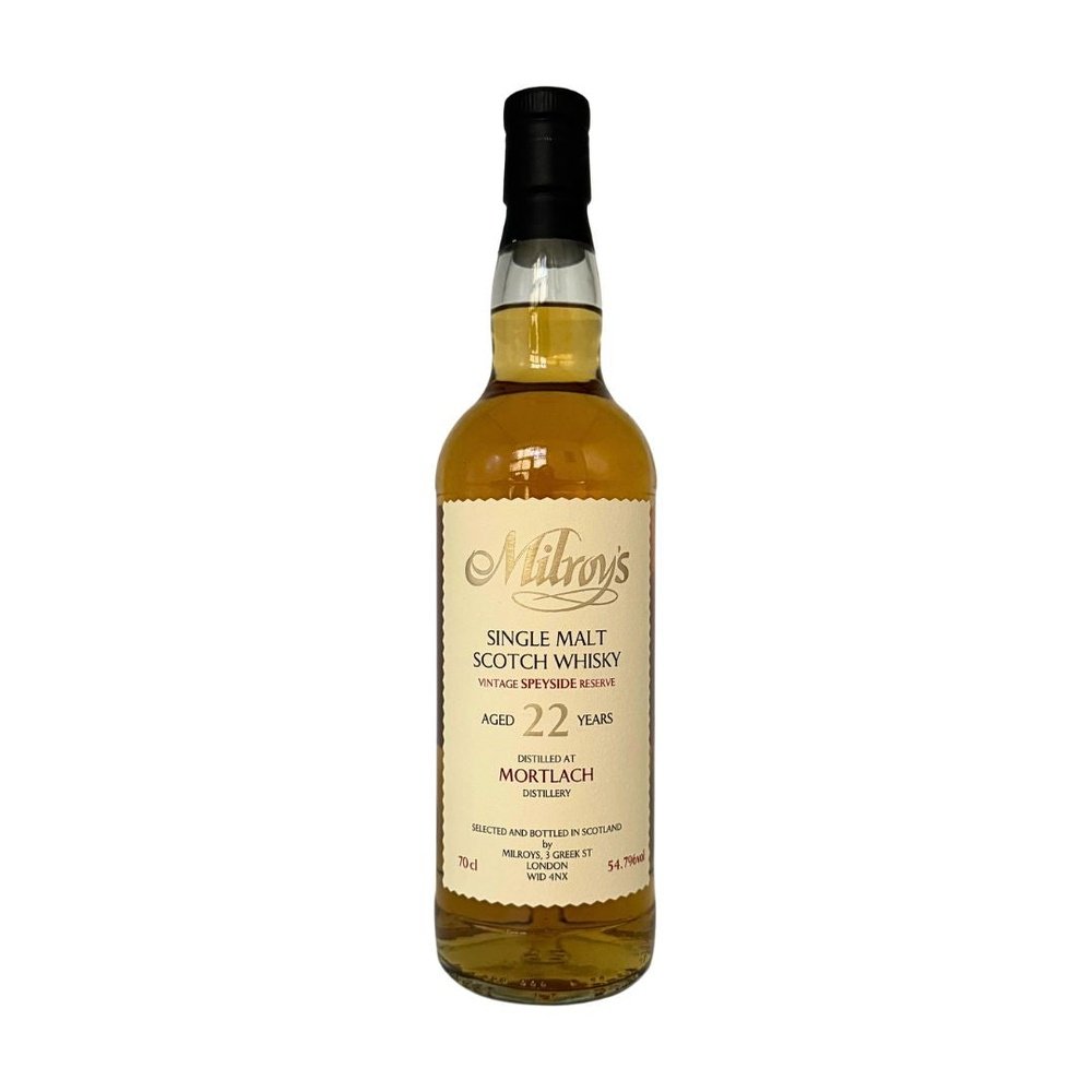 Mortlach 22 Year Old 1999 Milroy's Vintage Reserve #3874 - Milroy's of Soho - Scotch Whisky