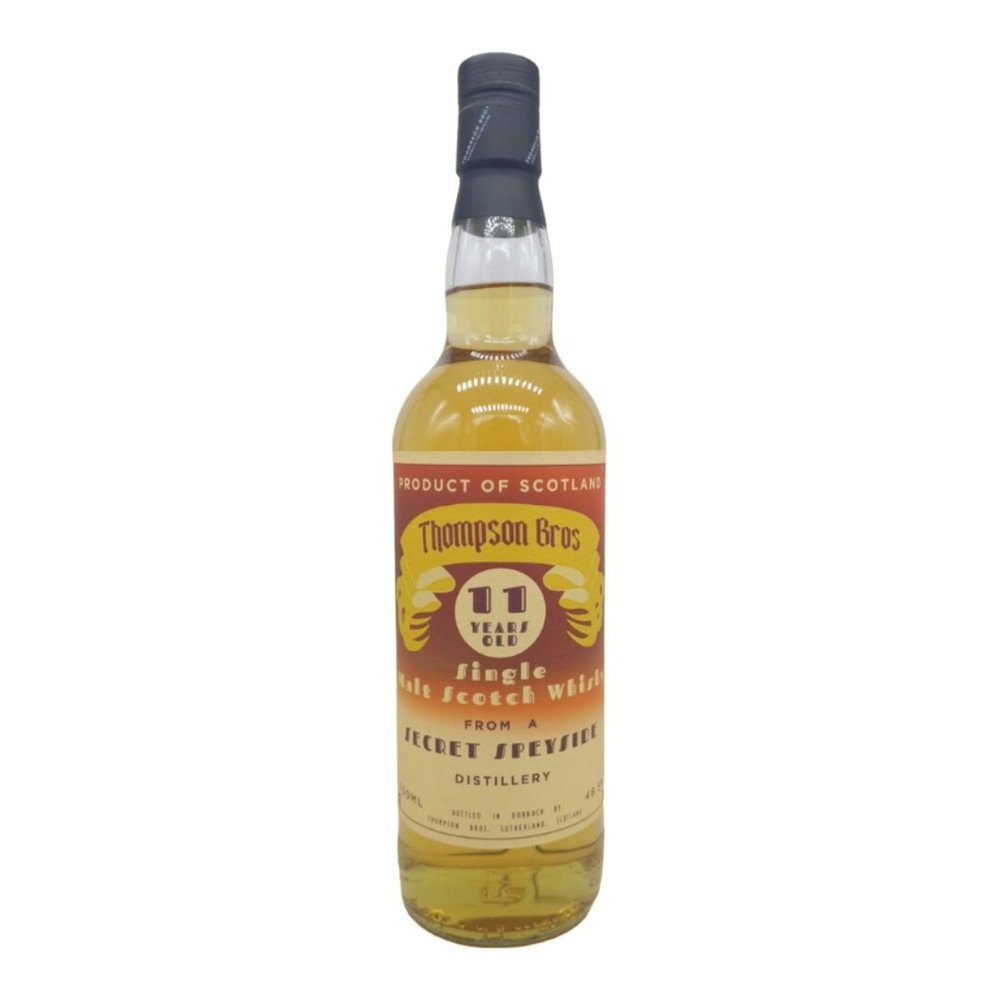 Secret Speyside Single Malt 11 Year Old 2011 Thompson Bros - Milroy's of Soho - Whisky