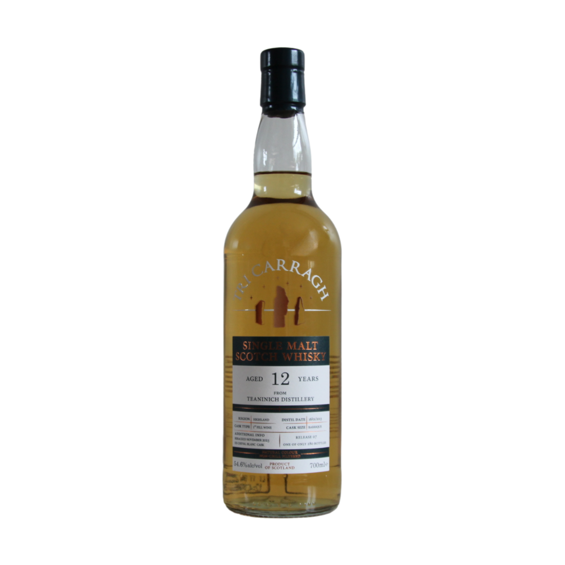Teaninich 12 Year Old Tri Carragh 54.6% 70cl