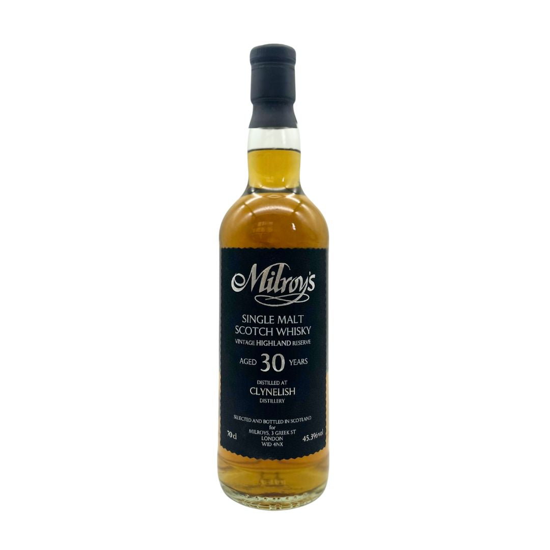 Clynelish 30 Year Old 1993 Milroy's Vintage Reserve Black