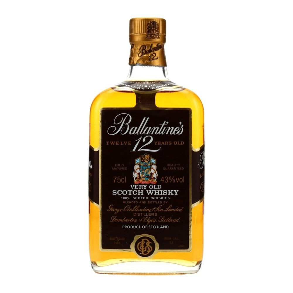 Ballantine's 12 Year Old Scotch Whisky 1980s 43% 75cl