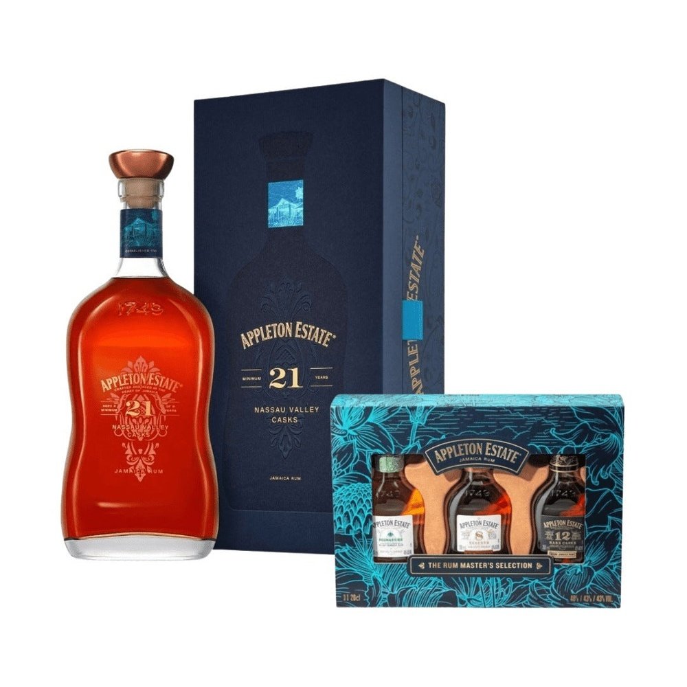 Appleton 21 Year Old 43% 70cl with FREE Appleton Estate Gift Pack