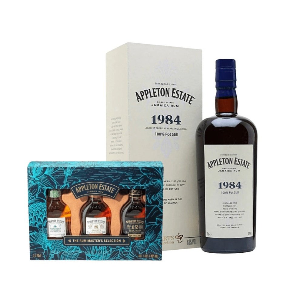 Appleton 37 Year Old 1984 Hearts Collection 63% 70cl with FREE Appleton Estate Gift Pack