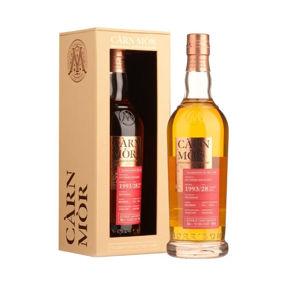 Càrn Mòr Celebration of the Cask Aultmore 28 Year Old 1993 Cask #4434 - Milroy's of Soho - Whisky