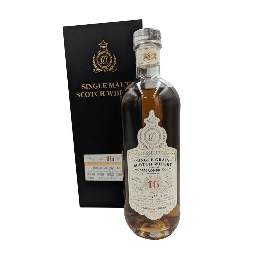 Cameronbridge 16 Year Old 2006 Connoisseurs Dram 1st Fill Amontillado 57.6% 50cl - Milroy's of Soho - Scotch Whisky