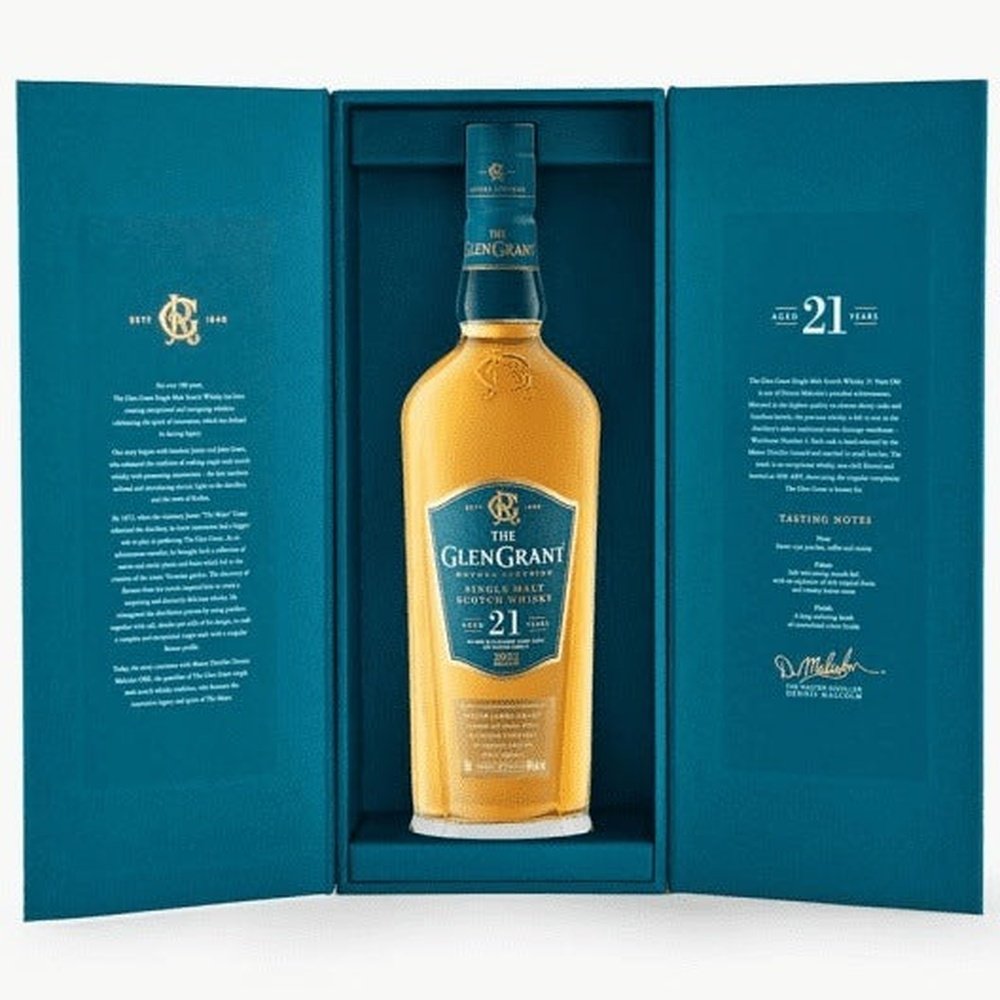 Glen Grant 21 Year Old - Milroy's of Soho - Whisky
