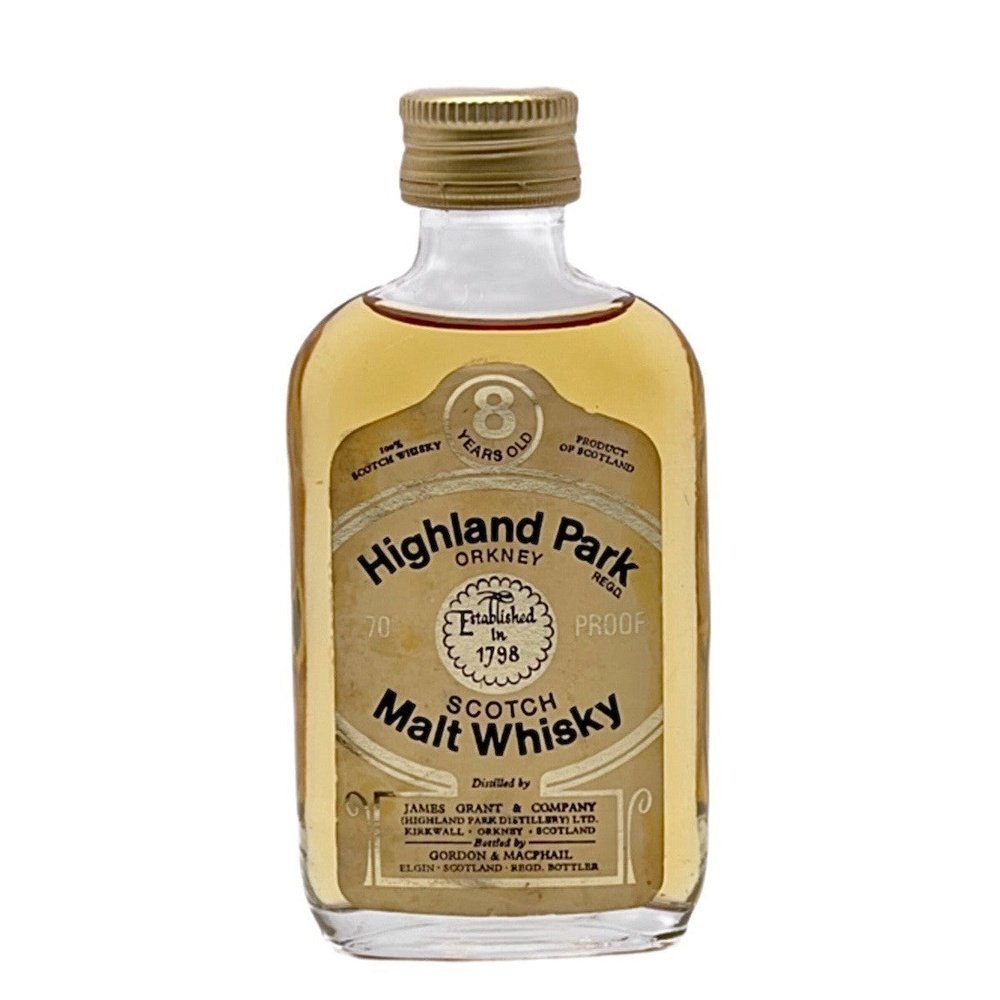 Highland Park 8 Year Old G&M 40% 5cl - Milroy's of Soho - Whisky