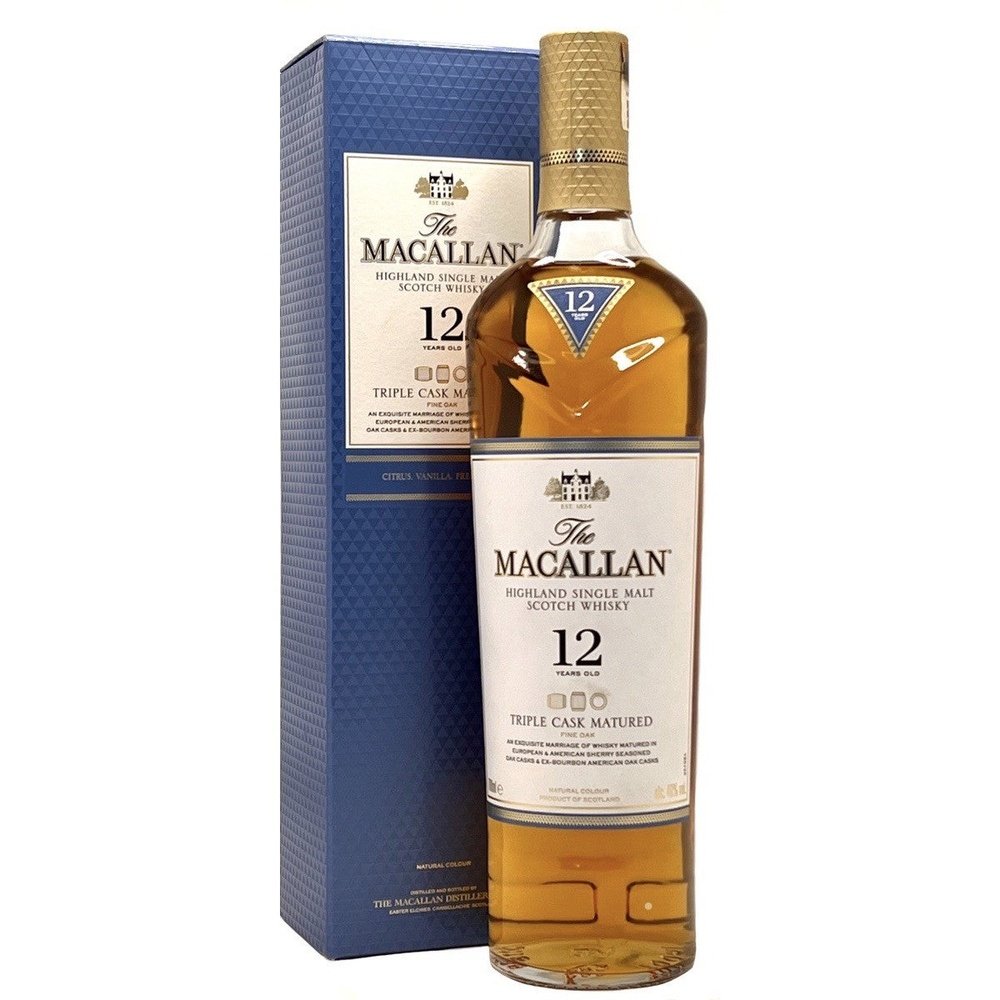 Macallan 12 Year Old / Triple Cask / 40% / 70cl - Milroy's of Soho -