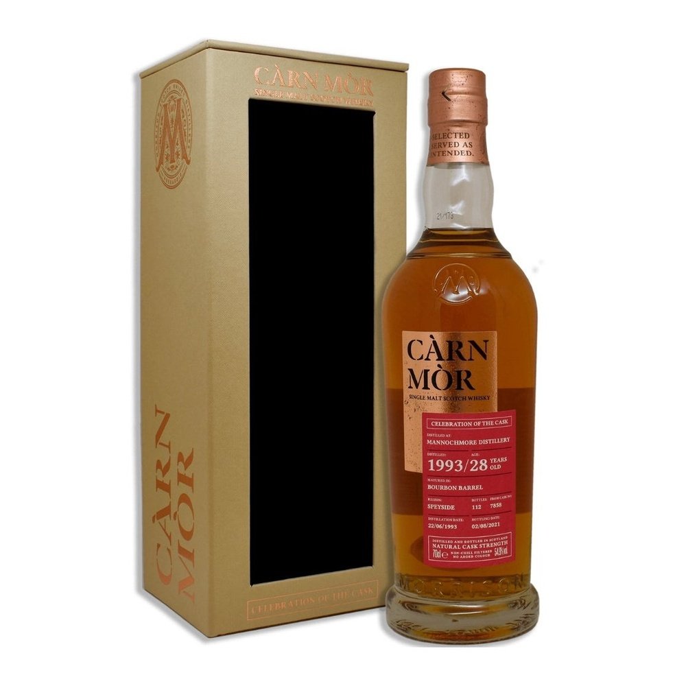 Mannochmore 28 Year Old 1993 Celebration of the Cask 7858 - Milroy's of Soho - Whisky