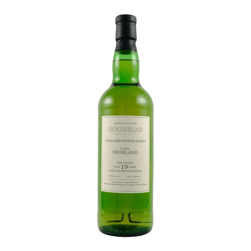 Peated Highland 19 Year Old 2003 Hogshead Import 48% 70cl - Milroy's of Soho - Scotch Whisky