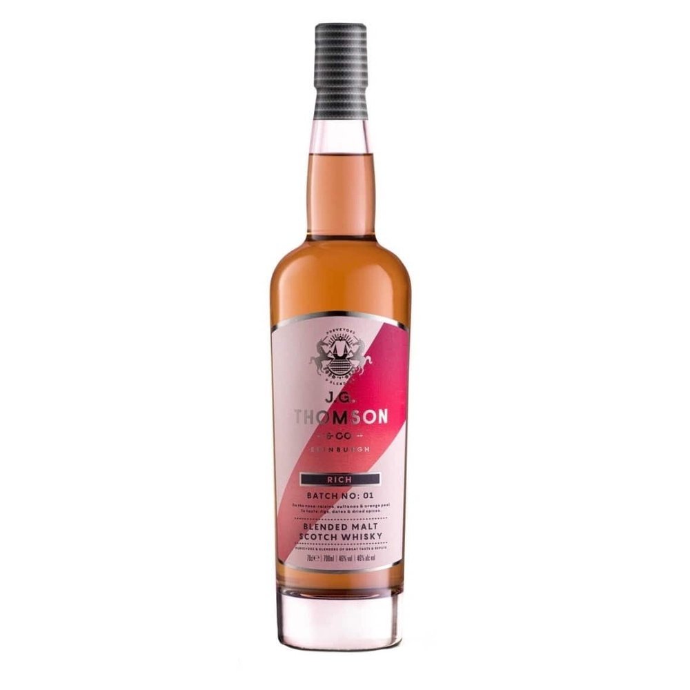 Rich Blended Malt J.G. Thomson - Milroy's of Soho