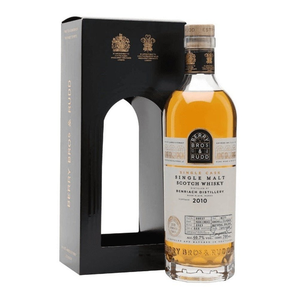 Benriach 2010 Berry Bros & Rudd #08037 PX finish - Milroy's of Soho - Whisky