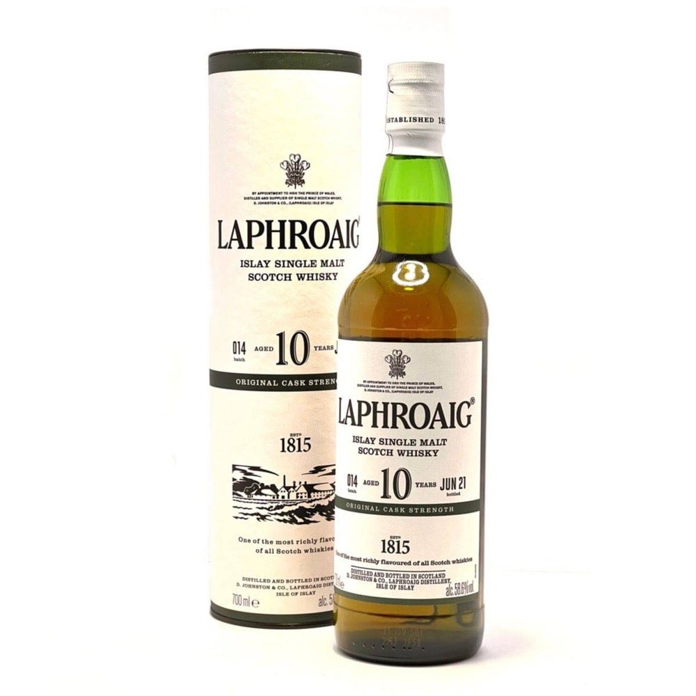Laphroaig 10 Year Old Cask Strength 2019 - Milroy's of Soho