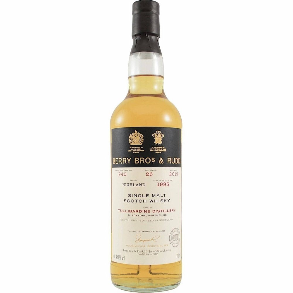 Tullibardine 26 Year Old Berry Bros & Rudd - Milroy's of Soho
