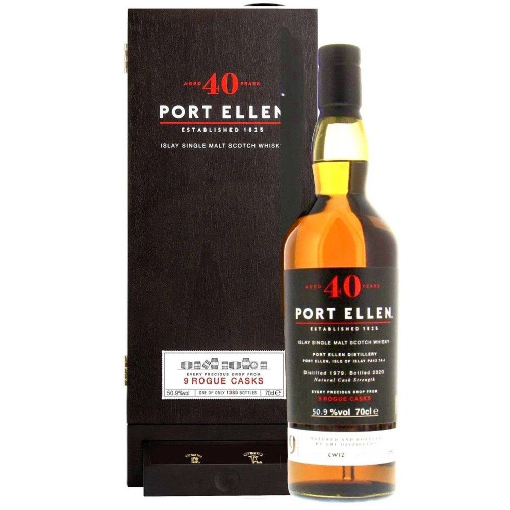 Port Ellen 40 Year Old 9 Rogue Casks - Milroy's of Soho