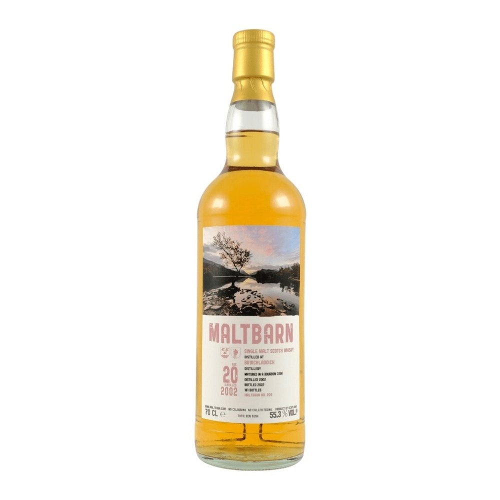 Bruichladdich 20 Year Old 2002 Maltbarn Bourbon 55.3% 70cl - Milroy's of Soho - Scotch Whisky