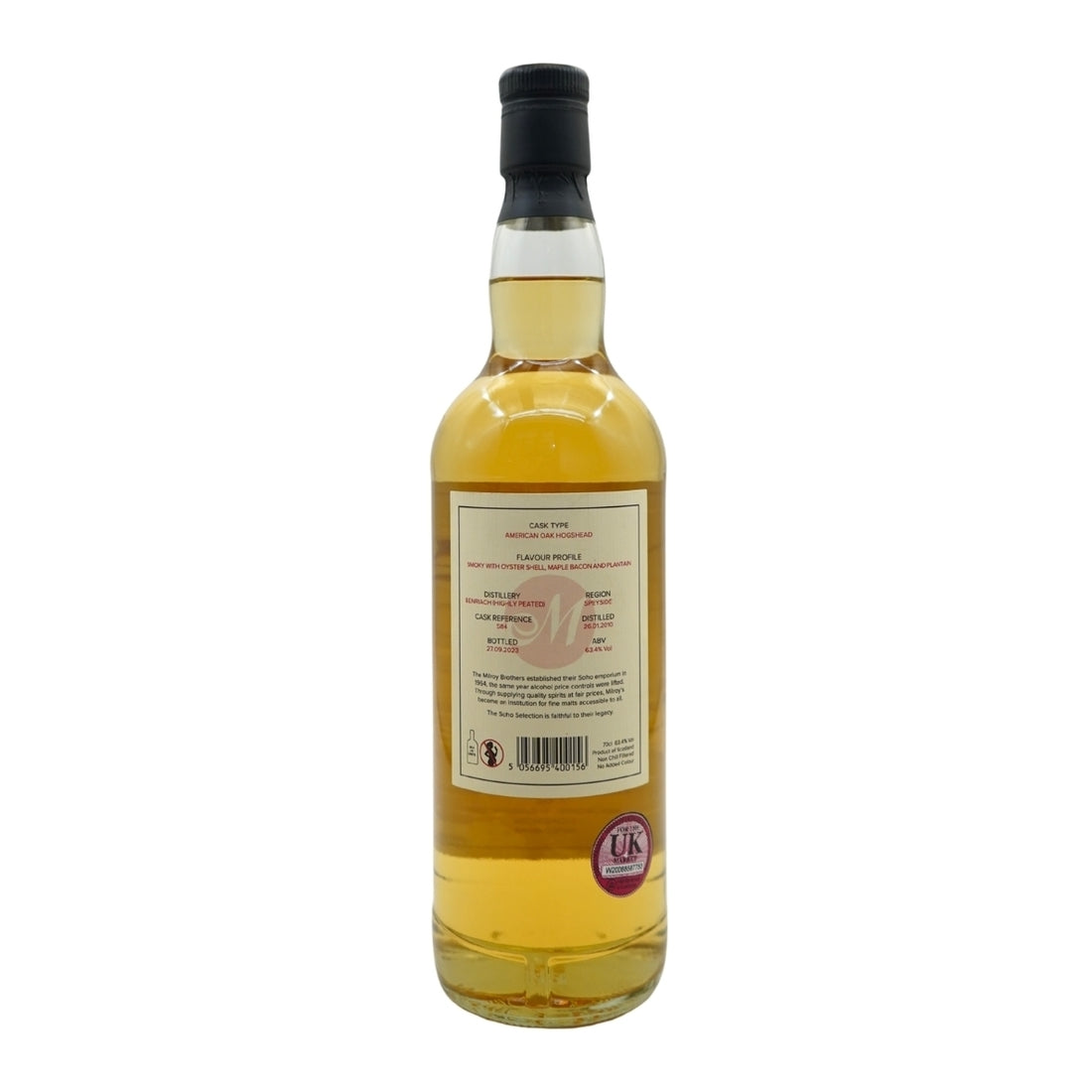 Benriach Highly Peated 13 Year Old 2010 Soho Selection 63.4% 70cl