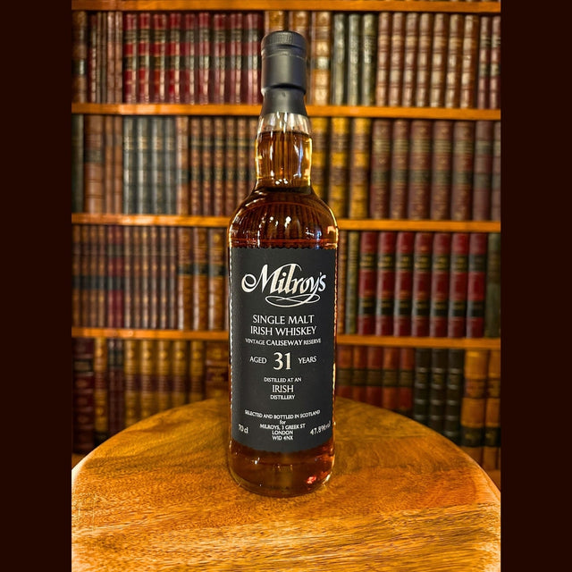 Irish 31 Year Old Milroy's Vintage Reserve Black