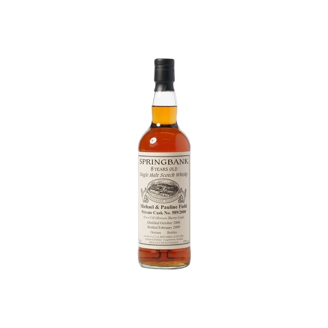 Springbank 8 Year Old 2000 Private Sherry Cask #589 47% 70cl