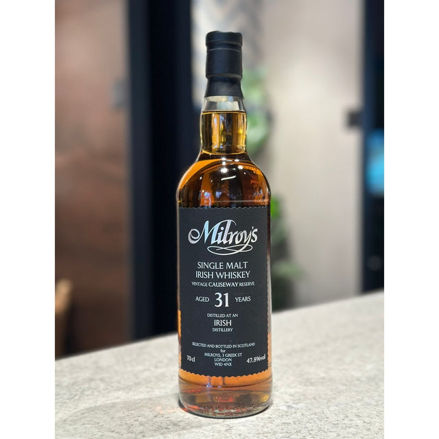 Irish 31 Year Old Milroy's Vintage Reserve Black