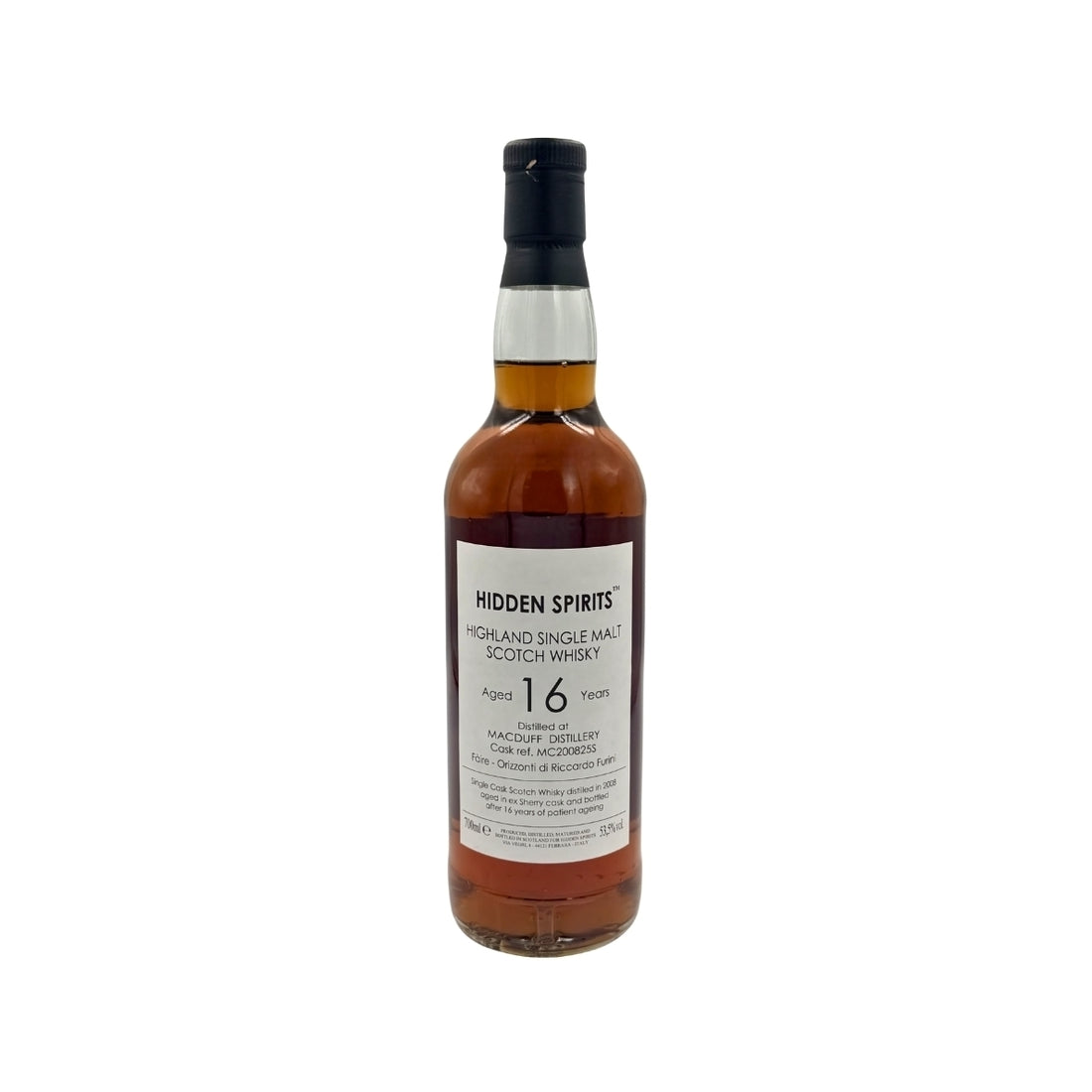 Macduff 16 Year Old 2008 Hidden Spirits 53.5% 70cl