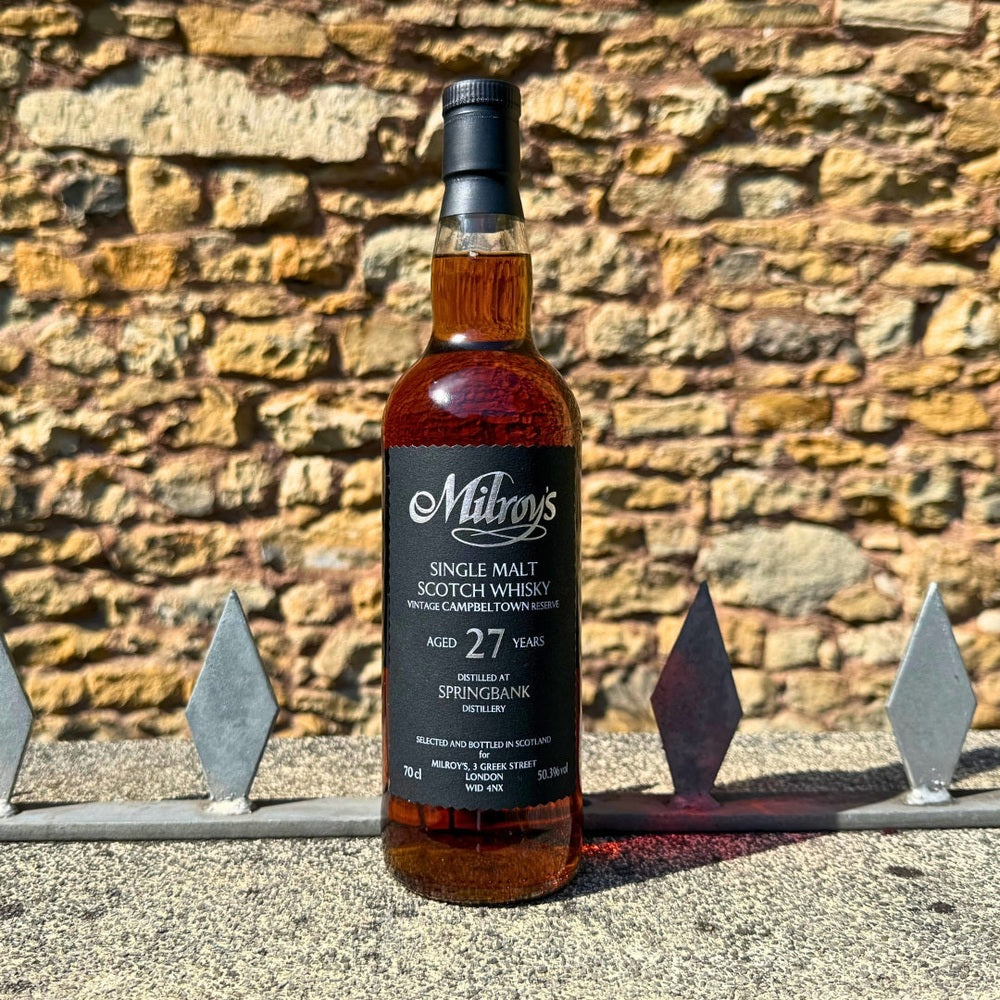 Springbank 27 Year Old Port Cask Milroy's Vintage Reserve Black