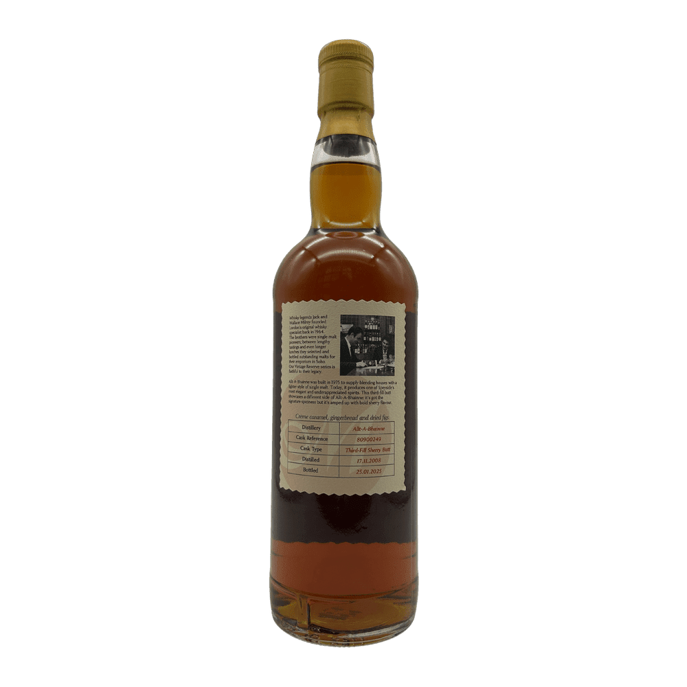 Allt A Bhainne 16 Year Old 2008 Milroy's Vintage Reserve