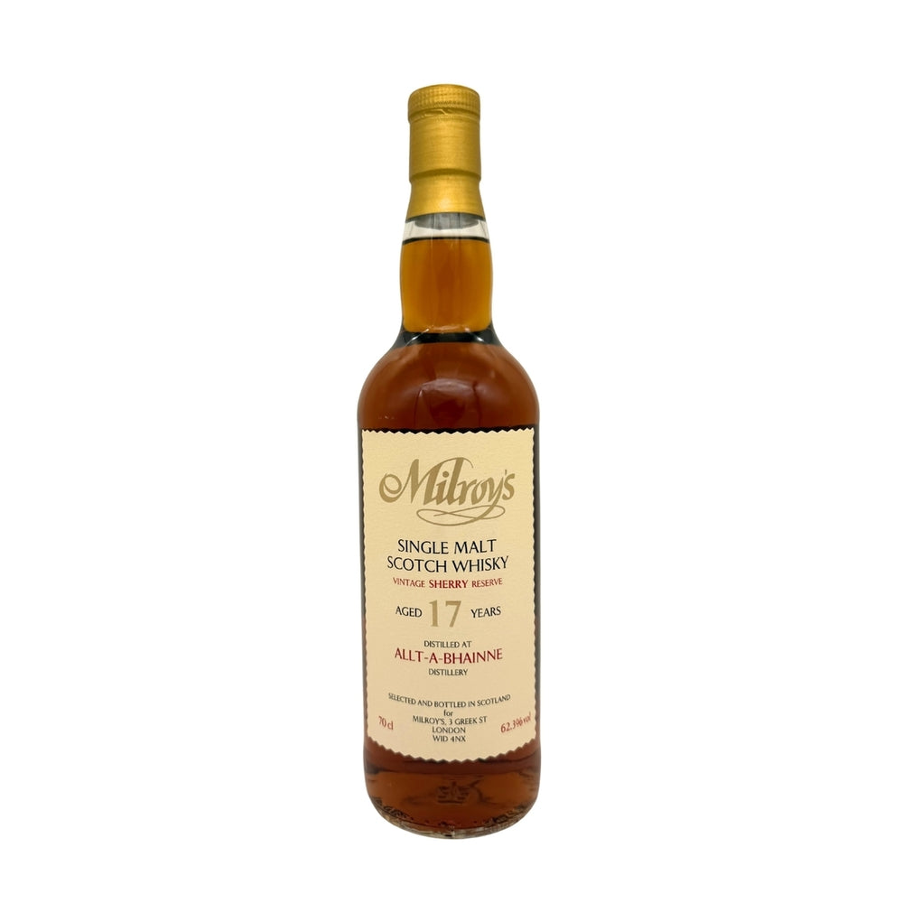 Allt A Bhainne 17 Year Old 2008 Milroy's Vintage Reserve 62.3% 70cl