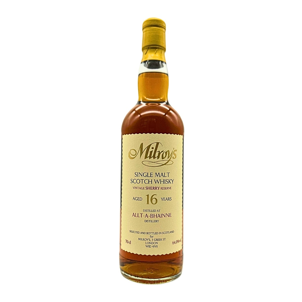 Allt A Bhainne 16 Year Old 2008 Milroy's Vintage Reserve