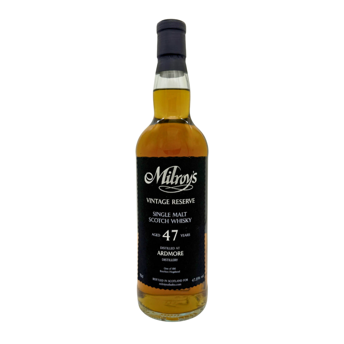 Ardmore 47 Year Old 1978 Milroy's Vintage Reserve Black 47.8% 70cl
