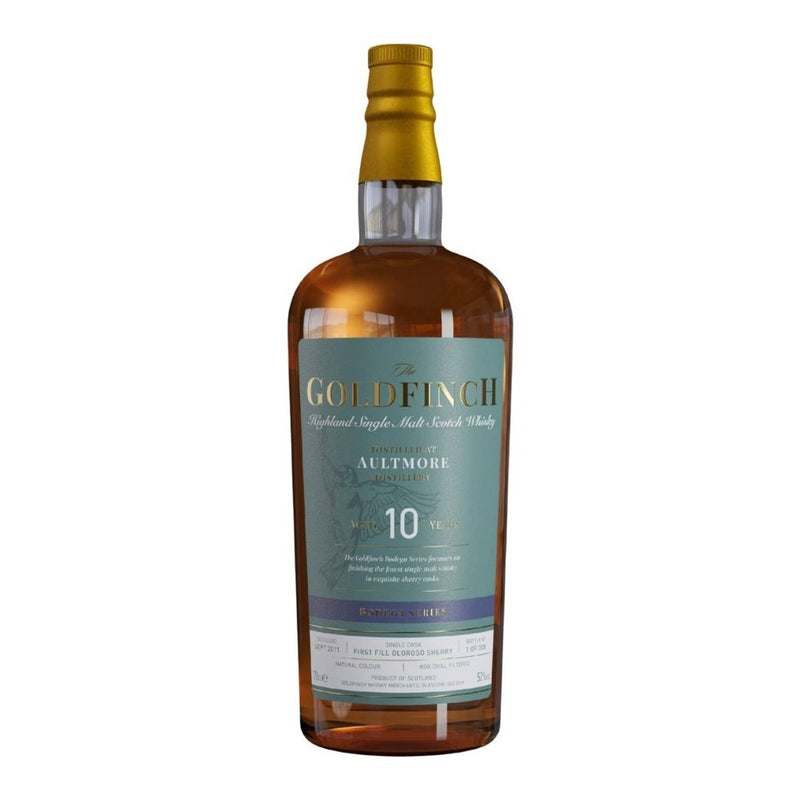 Aultmore 10 Year Old The Goldfinch First Fill Oloroso Sherry Hogshead - Milroy&