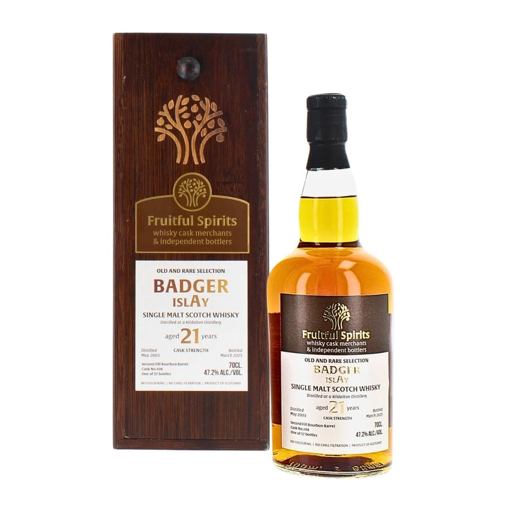 Badger 21 Year Old Kildalton Fruitful Spirits