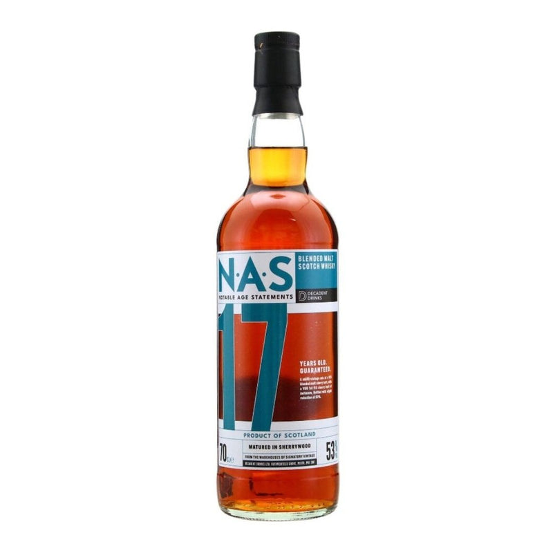 Blended Malt 17 Year Old Notable Age Statements - Milroy&