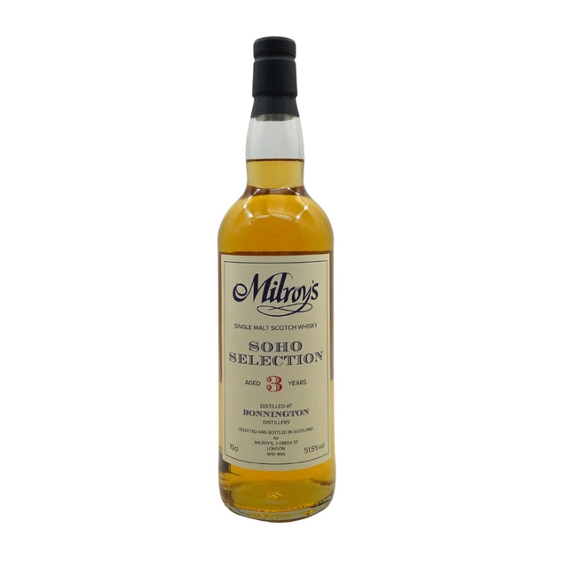 Bonnington Peated 3 Year Old Soho Selection 51.5% 70cl