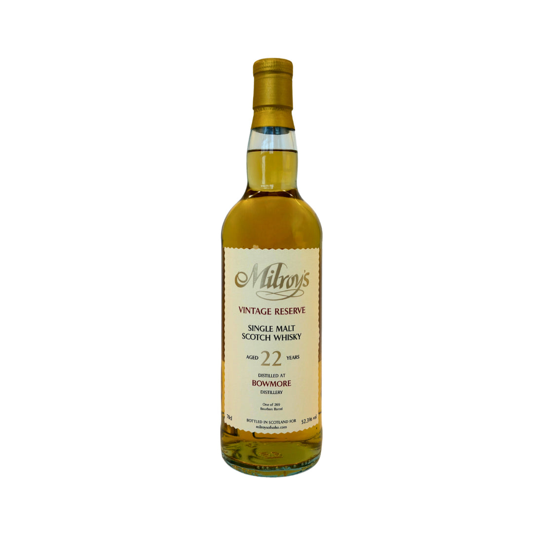 Bowmore 22 Year Old 2004 Milroy's Vintage Reserve 52.3% 70cl