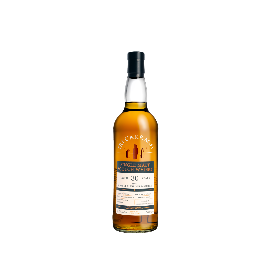 Braes of Glenlivet 30 Year Old Tri Carragh 50.6% 70cl