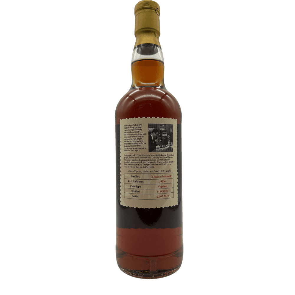 Chateau Laubade Bas-Armagnac 35 Year Old 1989 Milroy's Vintage Reserve