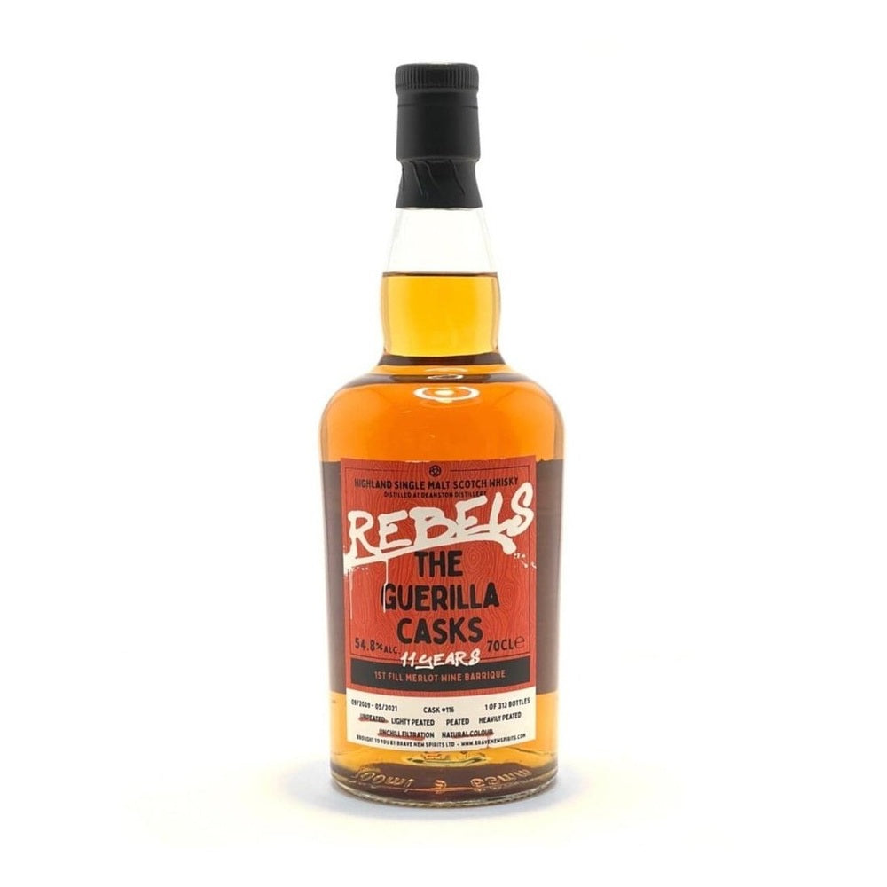 Deanston 11 Year Old Rebels - The Guerilla Cask 1st Fill Merlot Wine Barrique 54.8% 70cl